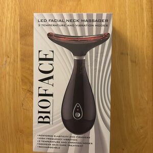 LED face and neck massager